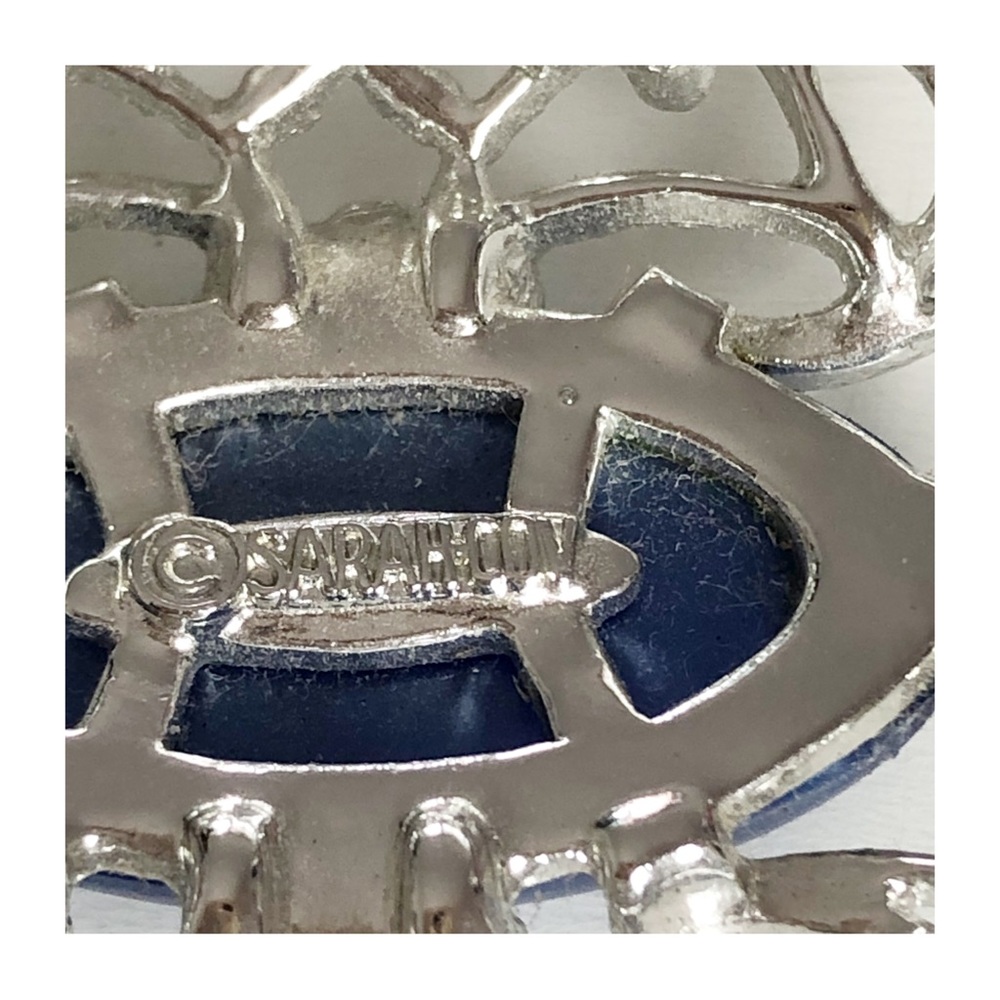 Vintage SARAH COVENTRY Silver Tone Filigree Link Bracelet w/ Multi-color Lucite - Picture 15 of 16